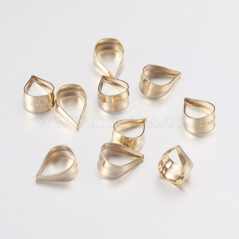 JK Findings, Yellow Gold Filled Snap On 
