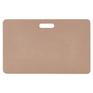Portable Clay Wedging Board with Built-in Handle, MDF Wood Mud Mat for Clay Ceramic Crafts, Tan, 250x400x12mm(AJEW-WH0326-64)