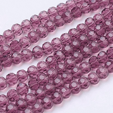 Faceted(32 Facets) Round Glass Beads Strands(X-EGLA-J042-4mm-06)-2