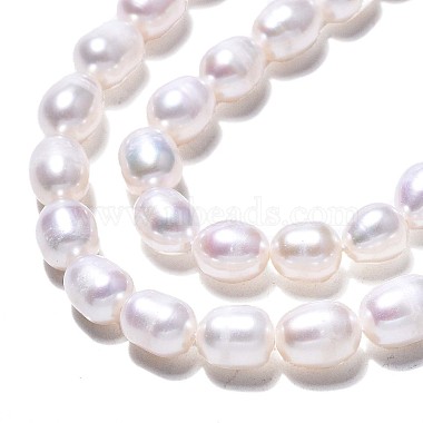 Natural Cultured Freshwater Pearl Beads Strands(PEAR-N012-06E-1)-4