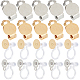 40Pcs 4 Styles 304 Stainless Steel Clip-on Earring Findings(STAS-SC0008-32)-1