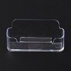 Transparent Acrylic Name Card Holder, Clear, 97x50.5x35.5mm, Inner Diameter: 93x19mm(OFST-WH0002-39)