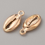 Ocean Series Alloy Pendants, Light Gold, Conch Charm, 17x8x3mm, Hole: 1.8mm(FIND-WH0032-93KCG-07)