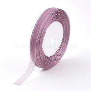 Sheer Organza Ribbon, DIY Material for Ribbon, Flamingo, 1/2 inch(12mm), 500yards(457.2m)(VC014-91)