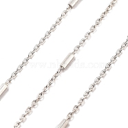 925 Sterling Silver Satellite Chains, Soldered, without Spool/Card Paper, Silver, 1x1x0.2mm(STER-P064-01P)