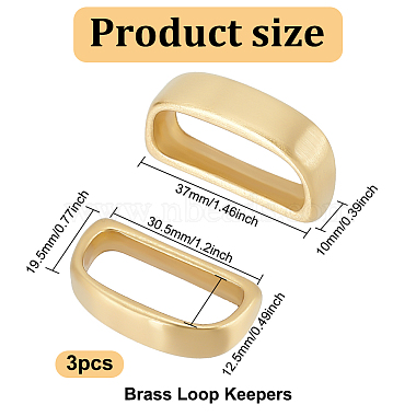 Brass Loop Keepers(KK-BC0012-71)-2