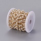 Chaînes de perles d'imitation acrylique faites à la main de 3.28 pieds(X-CHC-K007-H01)-3