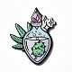 Weed Pattern Theme Printed  Acrylic Pendants(MACR-G061-03C)-1