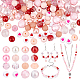 Elite 480Pcs 16 Style Transparent & Opaque & Spray Painted Acrylic Beads(OACR-PH0001-93)-1