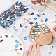 AHADERMAKER 240Pcs 3 Style Mirror Surface Mosaic Tiles Glass Cabochons(DIY-GA0003-70)-3