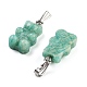 pendentifs amazonite naturelles(G-G854-01P-12)-2