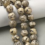 Natural Feldspar Beads Strands, Round, 14~14.5mm, Hole: 1.4mm, about 28~30pcs/strand, 15.47~16.65''(39.3~42.3cm)(G-F818-A06-14mm-01)