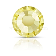 Preciosa&reg Crystal Hotfix Flatback Stones, Czech Crystal, Round(438 11 612 Chaton Rose VIVA 12 &reg), 80250 Acid Yellow, SS6(1.9~2.1mm)(Y-PRC-HSS6-80250)