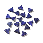 Natural Lapis Lazuli Cabochons, Triangle, 10~10.5x12x3mm(G-K360-01B)