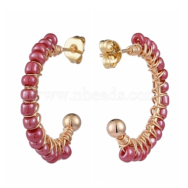 Brass Stud Earring(EJEW-JE04179-04)-2