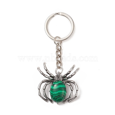 Spider Gemstone Pendant Keychain(KEYC-C015-01)-3