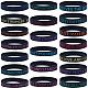 20Pcs 20 Style Motivational Quotes Silicone Cord Bracelets Wristbands(BJEW-WH0020-51B)-1