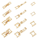 16 Sets 4 Styles Eco-Friendly Brass Watch Band Clasps(KK-FH0007-07)-1