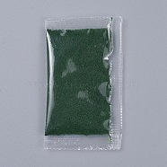 Decorative Moss Powder, for Terrariums, DIY Epoxy Resin Material Filling, Dark Green, Packing Bag: 99x58x7mm(X-DIY-E032-06H)