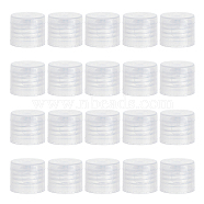 Plastic Bottle Caps, Column, Clear, 23x19.5mm, Inner Diameter: 20mm(KY-WH0036-109)