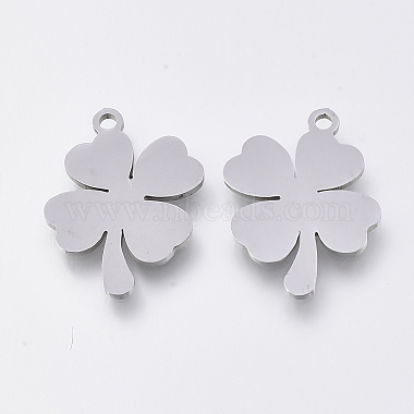 Stainless Steel Color Clover 201 Stainless Steel Pendants