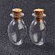 Овальные стеклянные пробковые бутылки орнамент(AJEW-O032-03I)-2