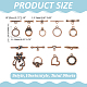 90 sets 9 styles Tibetan Style Toggle Clasps(FIND-WR0011-86R)-2