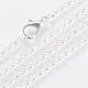 Iron Rolo Chains Necklace Making(MAK-R017-60cm-S)-1