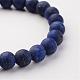 Natural Lapis Lazuli(Dyed & Heated) Beads Stretch Bracelets(BJEW-JB02445-02)-2
