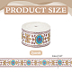Boho Ethnic Pattern Polyester Webbing Ribbon(OCOR-WH0120-61A)-2