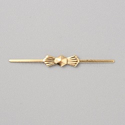 Alloy Bowknot Buckles, for DIY Chandelier Crystal Replacement Icicle Part, Golden, 45x5x1.5mm(FIND-WH0148-135G)