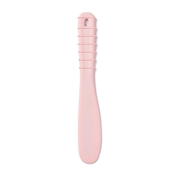 Silicone Spatula, Reusable Resin Craft Tool, Pink, 21.3x3.15x0.8cm