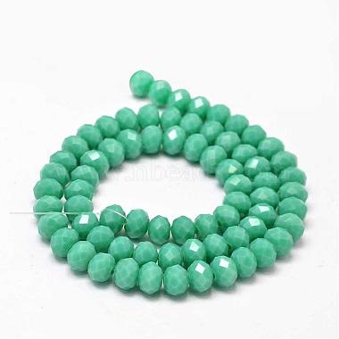 Faceted Rondelle Glass Beads Strands(X-GLAA-I033-8mm-28)-2