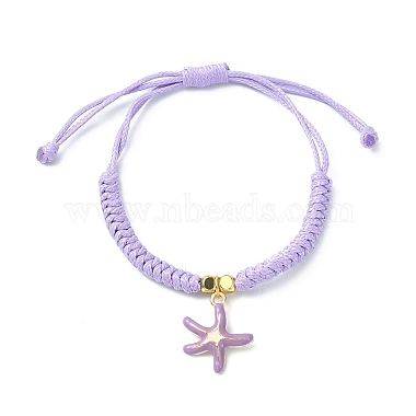 Lilac Starfish Alloy Bracelets