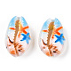 Printed Cowrie Shell Beads(SSHEL-ZX006-05A)-3