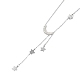 304 Stainless Steel with Polymer Clay Rhinestone Necklaces(NJEW-G081-09P)-1