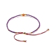 Adjustable Natural Yellow Aventurine Braided Bead Bracelets(BJEW-F391-A17)-8