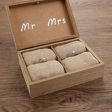 boîte à double bague de mariage rectangulaire en bois gorgecraft(OBOX-GF0001-09)-4