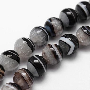 Natural Crystal and Agate Bead Strands(G-K134-03-12mm)-2