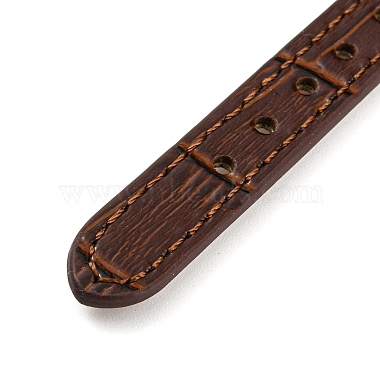 Leather Textured Watch Bands(AJEW-K232-01G-05)-4