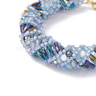 bracelet toho japonais en perles de graines et au chalumeau avec fermoirs magnétiques en laiton(BJEW-MZ00036-03)-3