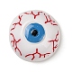 充血した目 ハロウィーン 不透明樹脂 デコデン カボション(RESI-R446-02A)-1