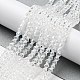 Transparent Electroplate Glass Beads Strands(GLAA-F029-4mm-C13)-4