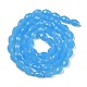 Electroplate Imitation Jade Glass Beads Strands(EGLA-N013-J8mm-D05)-2