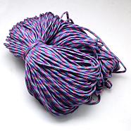 7 Inner Cores Polyester & Spandex Cord Ropes, for Rope Bracelets Making, Medium Orchid, 4mm, about 109.36 yards(100m)/bundle, 420~500g/bundle(RCP-R006-084)