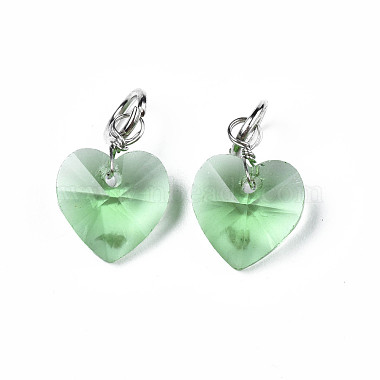 Faceted Transparent Glass Charms(GLAA-T024-04G)-2