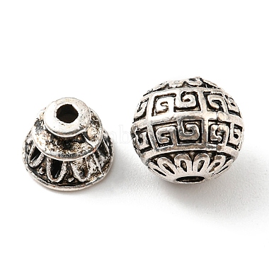 Tibetan Style Alloy 3 Hole Guru Beads(FIND-A031-03AS)-2