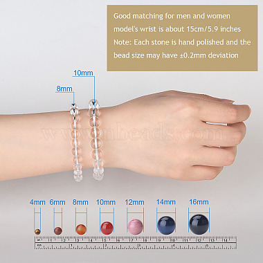 Natural Crystal Round Beads Stretch Bracelets(BJEW-PH0001-8mm-07)-7