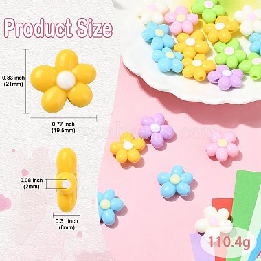 Opaque Acrylic Beads(OACR-CJC0009-06)-2