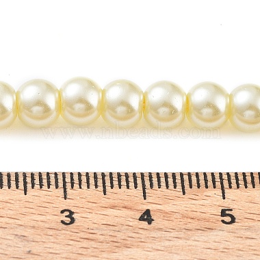 Chapelets de perles rondes en verre peint(HY-Q003-6mm-21)-4